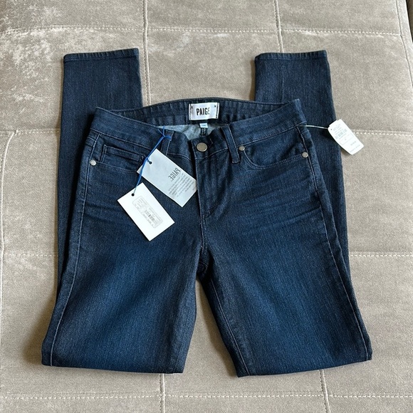 PAIGE Blue Skinny Jeans Classic Style - Picture 1 of 10